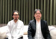 ミレイズの岩田真一代表(右)と布田隆介最高技術責任者 ミレイズの岩田真一代表(右)と布田隆介最高技術責任者