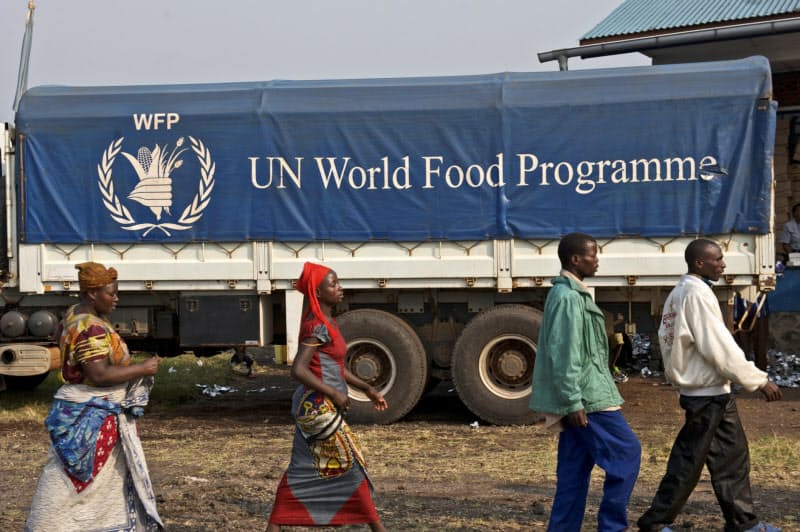 2020年のノーベル平和賞は世界食糧計画(WFP)に決まった=ロイター 2020年のノーベル平和賞は世界食糧計画(WFP)に決まった=ロイター