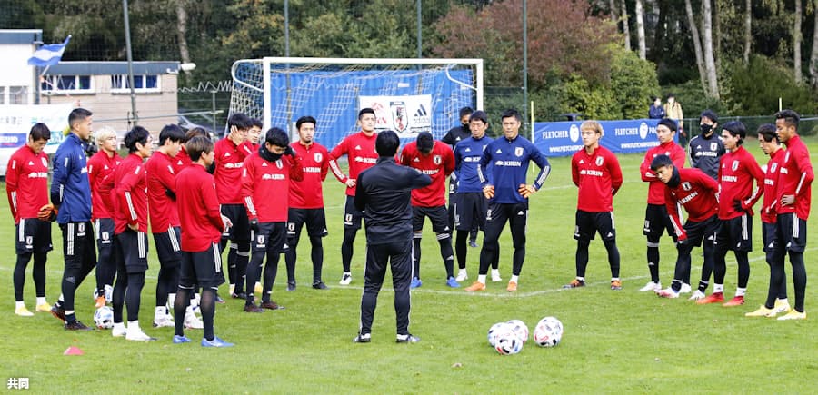 サッカー日本代表が練習 堂安ら復帰 13日コートジボワール戦 日本経済新聞