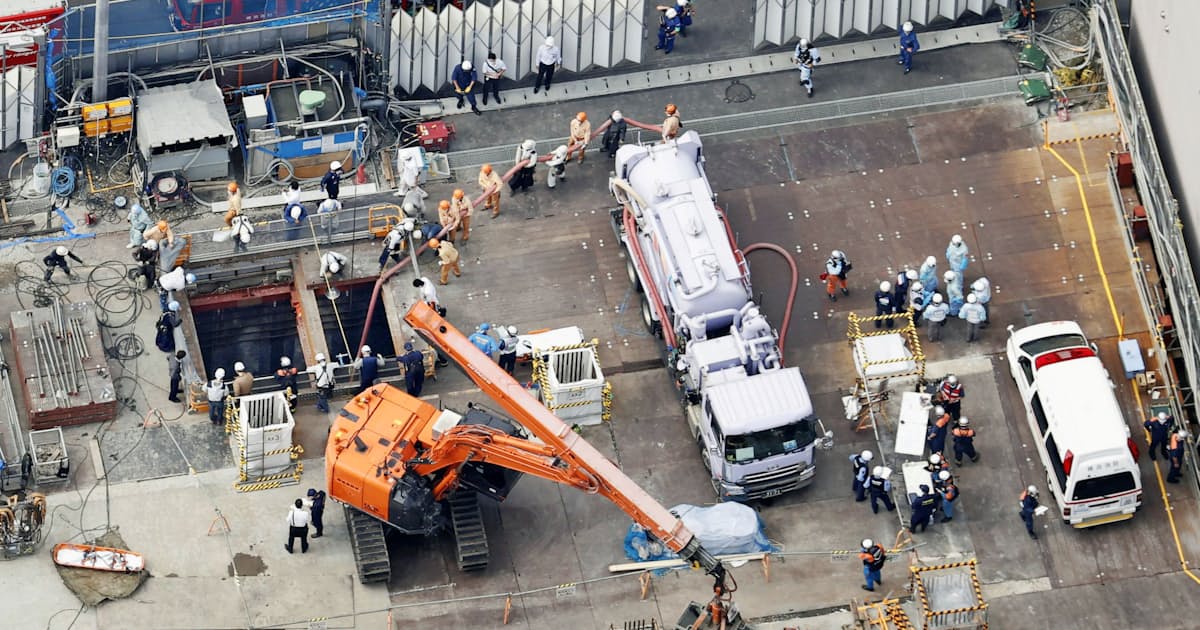 横浜駅近くで土砂崩落 作業員1人死亡 ビル建設現場 日本経済新聞