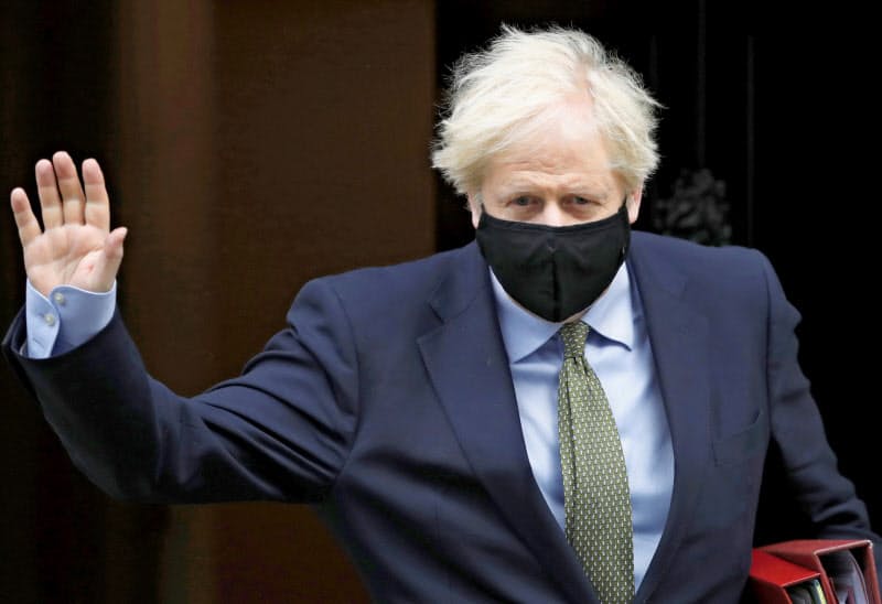 ジョンソン英首相は10月15日までに合意できなければEUとのFTA交渉を打ち切る意向を表明している=AP ジョンソン英首相は10月15日までに合意できなければEUとのFTA交渉を打ち切る意向を表明している=AP