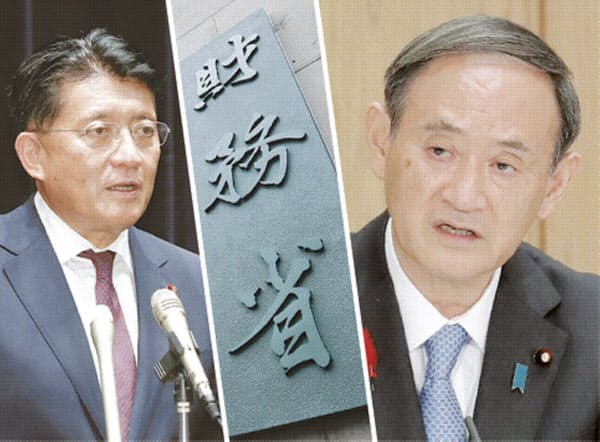 菅首相の指示を受け、平井デジタル相(写真左)はシステム予算の一元化に乗り出す