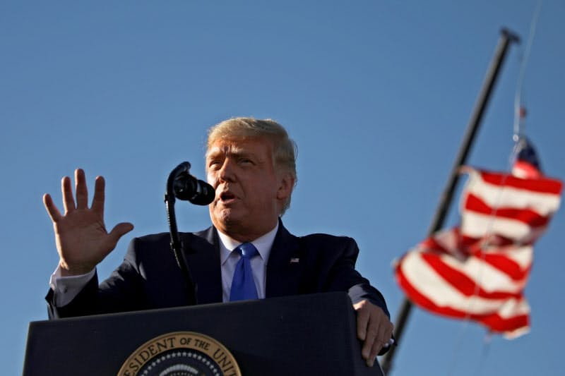 トランプ大統領は私信で、米記者解放のための直接対話を提案していたという=ロイター トランプ大統領は私信で、米記者解放のための直接対話を提案していたという=ロイター