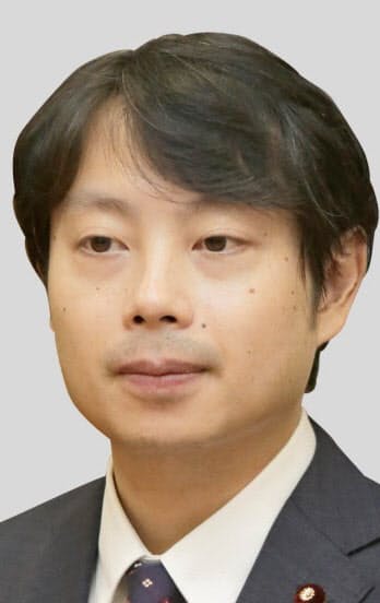 自民党の石崎徹衆院議員=共同 自民党の石崎徹衆院議員=共同