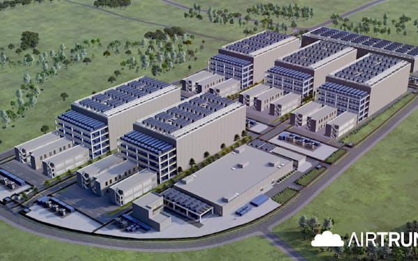 大和ハウス工業は国内最大級のデータセンター団地開発に着工した（イメージ）