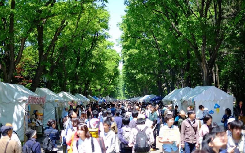 札幌でのキャンパスライフは人気が高い(北大の学園祭「北大祭」 札幌でのキャンパスライフは人気が高い(北大の学園祭「北大祭」
