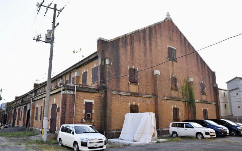 被爆建物「旧陸軍被服支廠」(20日、広島市)=共同 被爆建物「旧陸軍被服支廠」(20日、広島市)=共同