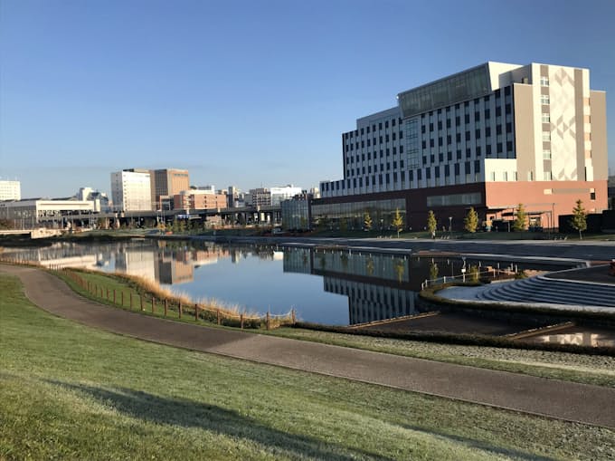 北海道 旭川駅南に病院 住居開発 一部が11月開業 日本経済新聞