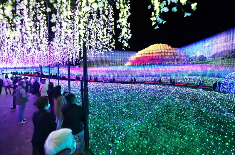 なばなの里イルミネーション 24日から 奇跡の大樹テーマに ナウティスニュース なばなの里イルミネーション 24日から 奇跡の大樹テーマに ナウティスニュース