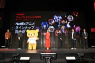 ネットフリックスの桜井大樹アニメ・チーフプロデューサー(右端)らが登壇した ネットフリックスの桜井大樹アニメ・チーフプロデューサー(右端)らが登壇した