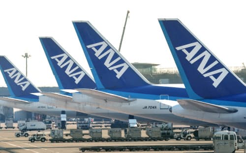 ANAHD株は朝高後、売りに押された