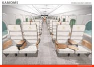 JR東海が開発したN700S車両をベースに、水戸岡鋭治氏がデザインを手がける JR東海が開発したN700S車両をベースに、水戸岡鋭治氏がデザインを手がける