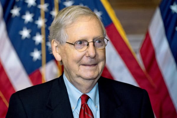 米共和党上院トップのマコネル院内総務は全米各州で選挙結果が正式に認証されていないと指摘した=AP