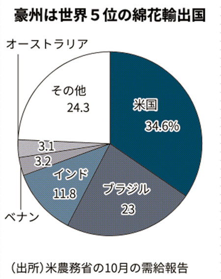 綿花貿易 中国 米豪の対立で取引滞る 世界で供給減も 日本経済新聞 綿花貿易 中国 米豪の対立で取引滞る 世界で供給減も 日本経済新聞