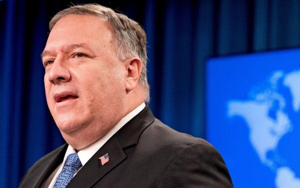 ポンペオ米国務長官は選挙結果を受け入れないトランプ大統領と歩調をあわせた=ロイター