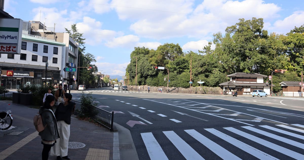 京都の道路 碁盤の目にズレ 都市整備にせめぎ合い 日本経済新聞 京都の道路 碁盤の目にズレ 都市整備にせめぎ合い 日本経済新聞
