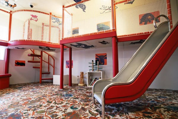 船内にはキッズスペースも