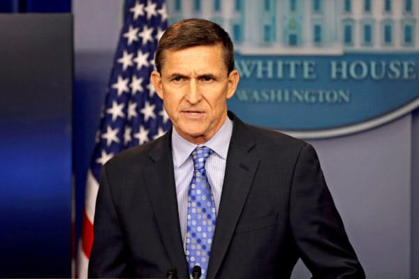 マイケル・フリン氏はトランプ米政権で初代大統領補佐官(国家安全保障担当)を務めた=ロイター
