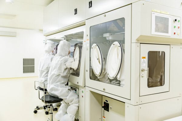 アエラスバイオは専用の施設で約1カ月かけて歯の神経の細胞を培養する