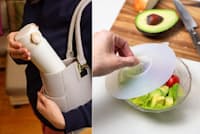 (左)マイボトル、(右)シリコンの蓋 (左)マイボトル、(右)シリコンの蓋