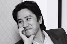 おなじ髪形、同じスタイルがスタイリッシュ(1993年、テレビ朝日「眠狂四郎」懇親会で)