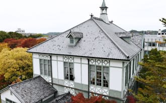 重要文化財に指定されている奈良女子大学の記念館