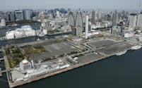 2020年東京五輪の選手村建設予定地(東京都中央区晴海)
