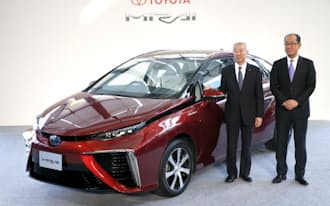トヨタ自動車が発表した燃料電池車「MIRAI（ミライ）」