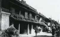 江戸時代後期から大正の関東大震災まで使われていた「にんべん」本店（東京）