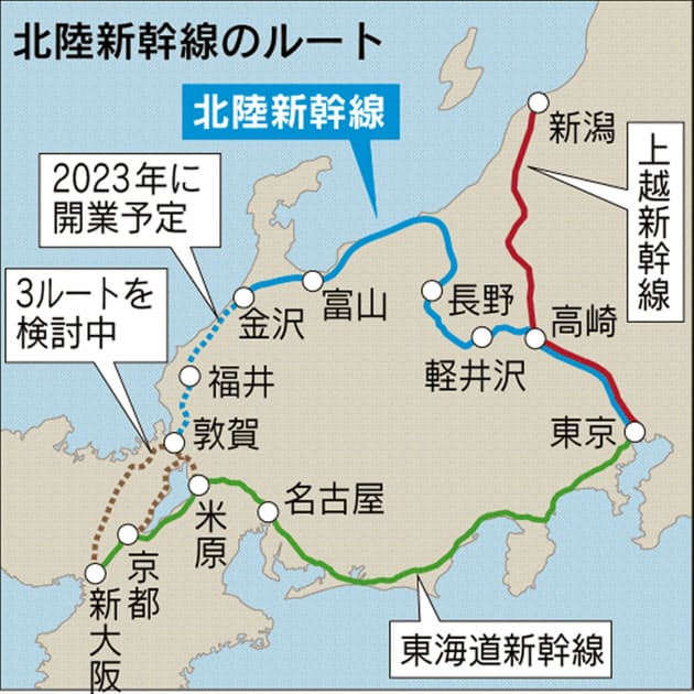 3回変わる周波数 乗務員交代 北陸新幹線 秘話 Nikkei Style