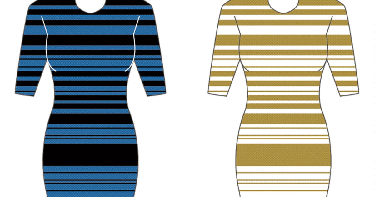 錯視の不思議 ドレスは青か金か カギは周囲の光 日本経済新聞 錯視の不思議 ドレスは青か金か カギは周囲の光 日本経済新聞