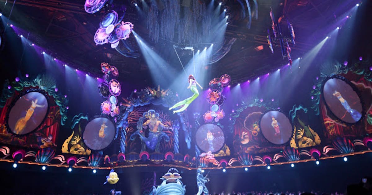 人魚が観客の上空飛び回る 東京ディズニーシー 舞台装置刷新 日本経済新聞 人魚が観客の上空飛び回る 東京ディズニーシー 舞台装置刷新 日本経済新聞