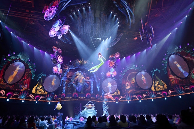 人魚が観客の上空飛び回る 東京ディズニーシー 舞台装置刷新 日本