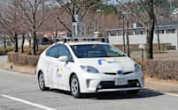 金沢大学は石川県珠洲市で自動運転車を一般道で走らせる実験を重ねている