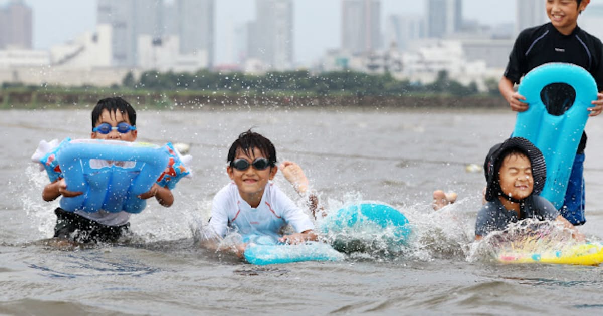 東京都心で 海開き 葛西海浜公園で試験開放 日本経済新聞 東京都心で 海開き 葛西海浜公園で試験開放 日本経済新聞