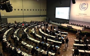 COP21に向けて交渉は大詰めを迎えている（ボンで開かれた作業部会）