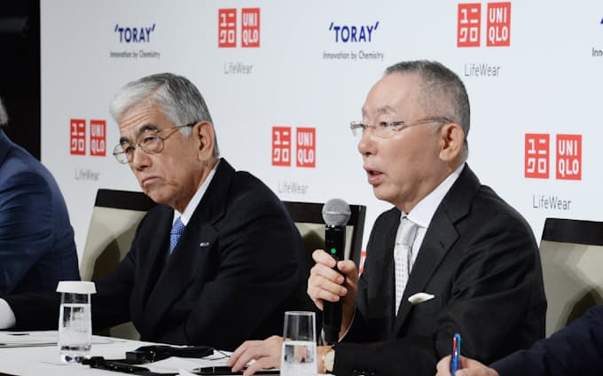 東レとユニクロ 今後5年の取引1 5倍超の1兆円に 日本経済新聞