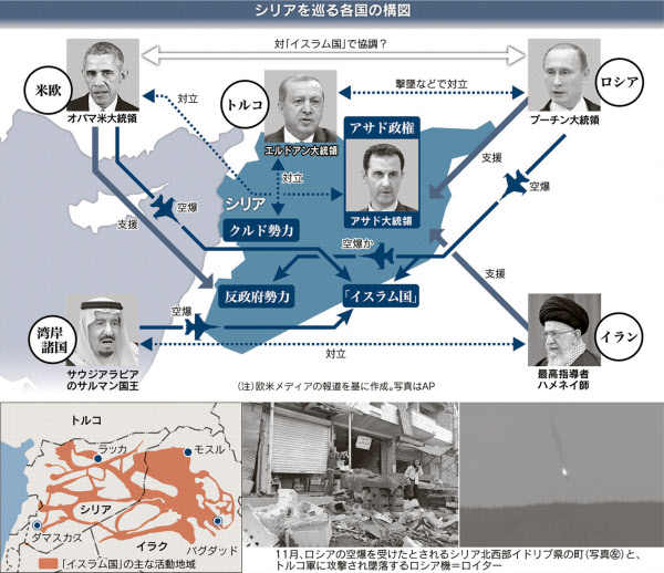 シリア危機 テロの火種 イスラム国 台頭許す 日本経済新聞