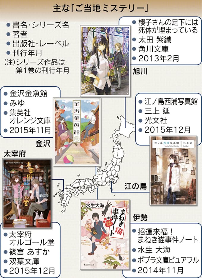 地方が舞台 ご当地ミステリー 地元愛くすぐる 日本経済新聞