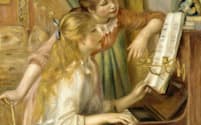 「ピアノを弾く少女たち」
（1892年、油彩、カンバス、116×90センチ、オルセー美術館蔵）(C) RMN-Grand Palais (musee d'Orsay) / Herve Lewandowski / distributed by AMF