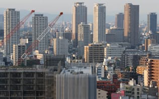高層階の評価額は平均で実勢価格の3分の1どまり（大阪市内のマンション群）