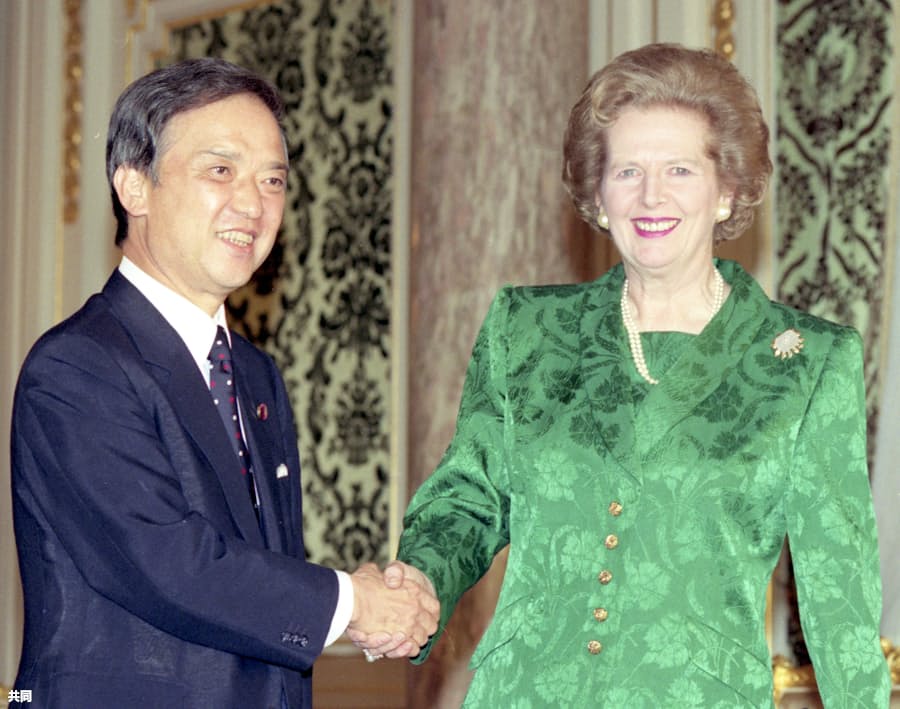 日本政治家の慶弔費は 邪道 英サッチャー首相来日時 外交文書公開 日本経済新聞