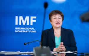 IMFのゲオルギエバ専務理事は2021年の世界経済を緩やかな回復軌道と見込む=IMF提供 IMFのゲオルギエバ専務理事は2021年の世界経済を緩やかな回復軌道と見込む=IMF提供