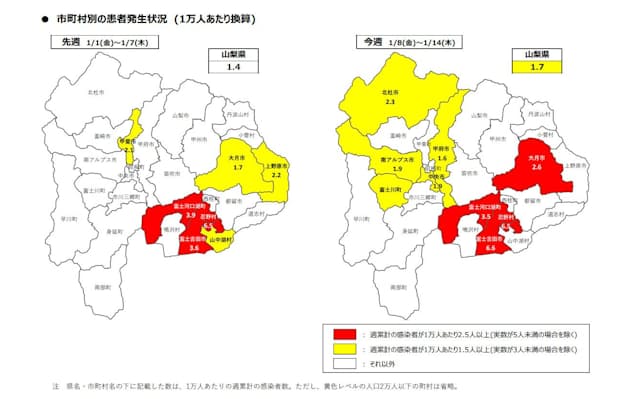 新型コロナ 山梨県 市町村別にコロナ発生アラート公表 日本経済新聞 新型コロナ 山梨県 市町村別にコロナ発生アラート公表 日本経済新聞