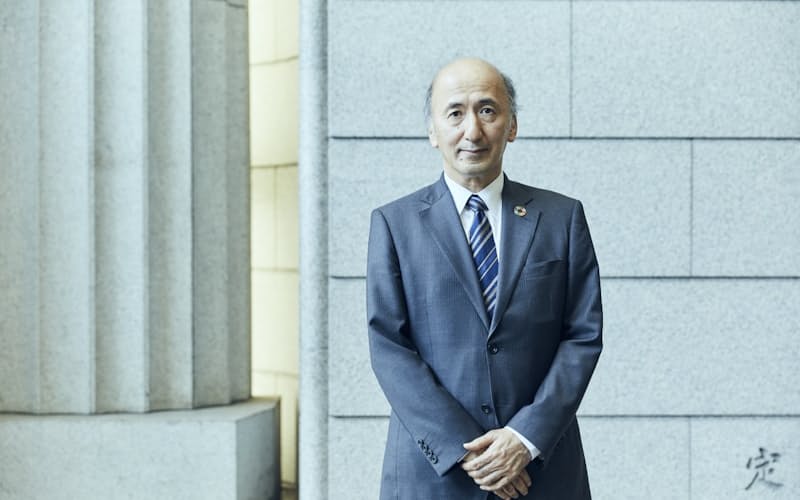 東京国際金融機構の中曽宏会長 東京国際金融機構の中曽宏会長