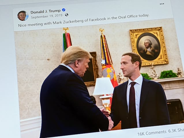Facebook、「トランプ氏追放」の是非を独立委に諮問 - 日本経済新聞
