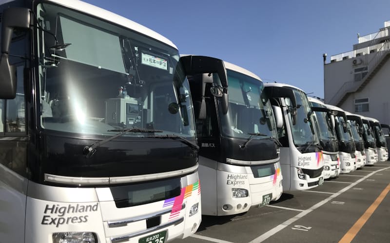 新型コロナ禍で高速バスの利用は大幅に落ち込んでいる(長野県松本市) 新型コロナ禍で高速バスの利用は大幅に落ち込んでいる(長野県松本市)