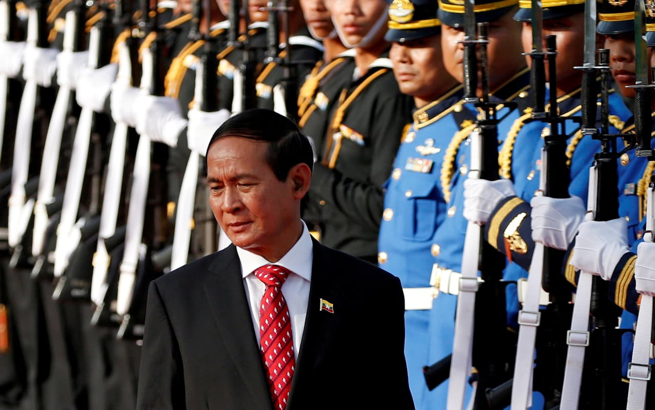 ミャンマーのウィン・ミン大統領=ロイター