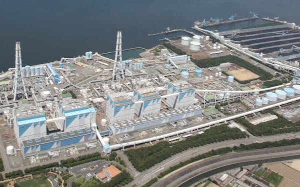 JERAは碧南火力発電所（愛知県碧南市）でアンモニアの利用実証を予定する