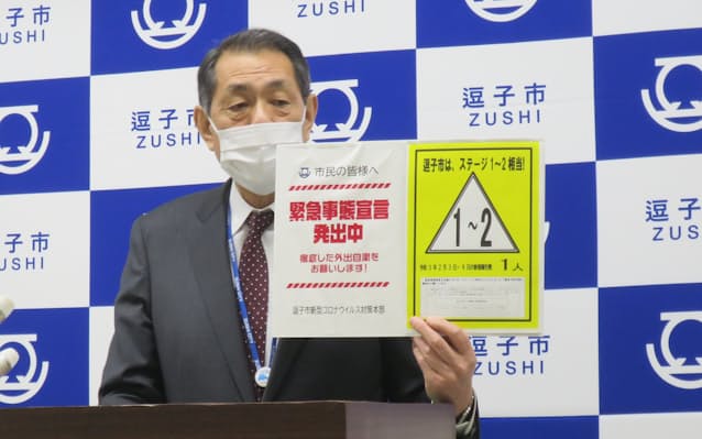 新型コロナ 市内版コロナ感染ステージを掲示 神奈川 逗子市 日本経済新聞 新型コロナ 市内版コロナ感染ステージを掲示 神奈川 逗子市 日本経済新聞